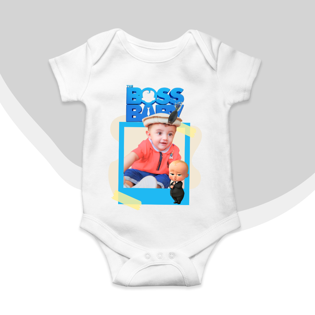 The Boss Baby Customized Picture baby romper