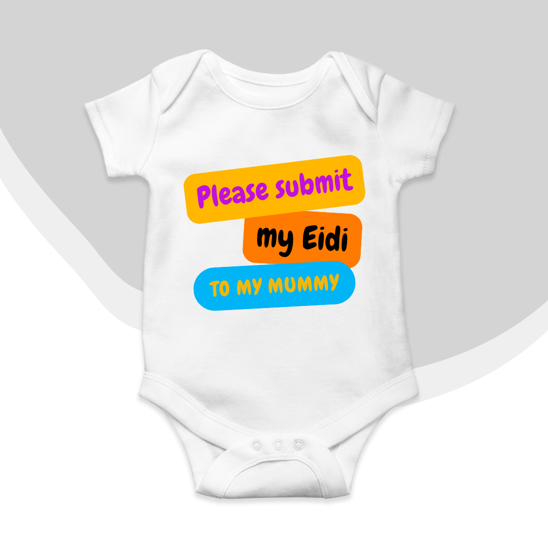 Submit My Eidi Rompers | Eid Romper