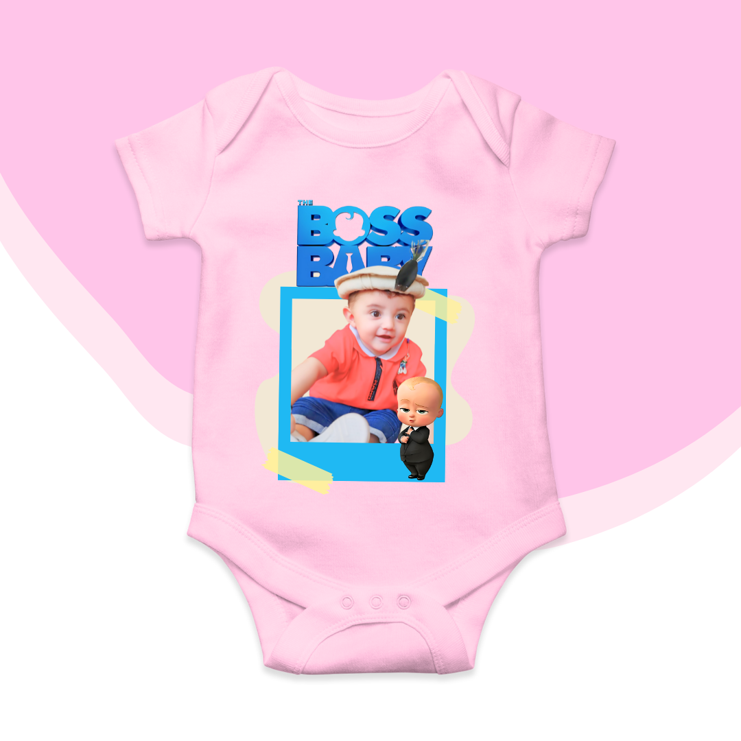 The Boss Baby Customized Picture baby romper