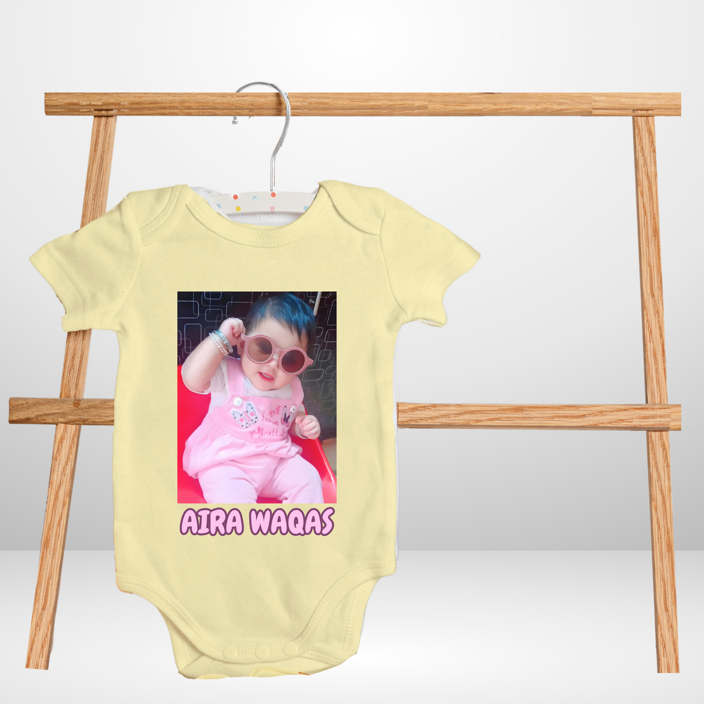 Customize Baby Picture with Name Baby Romper