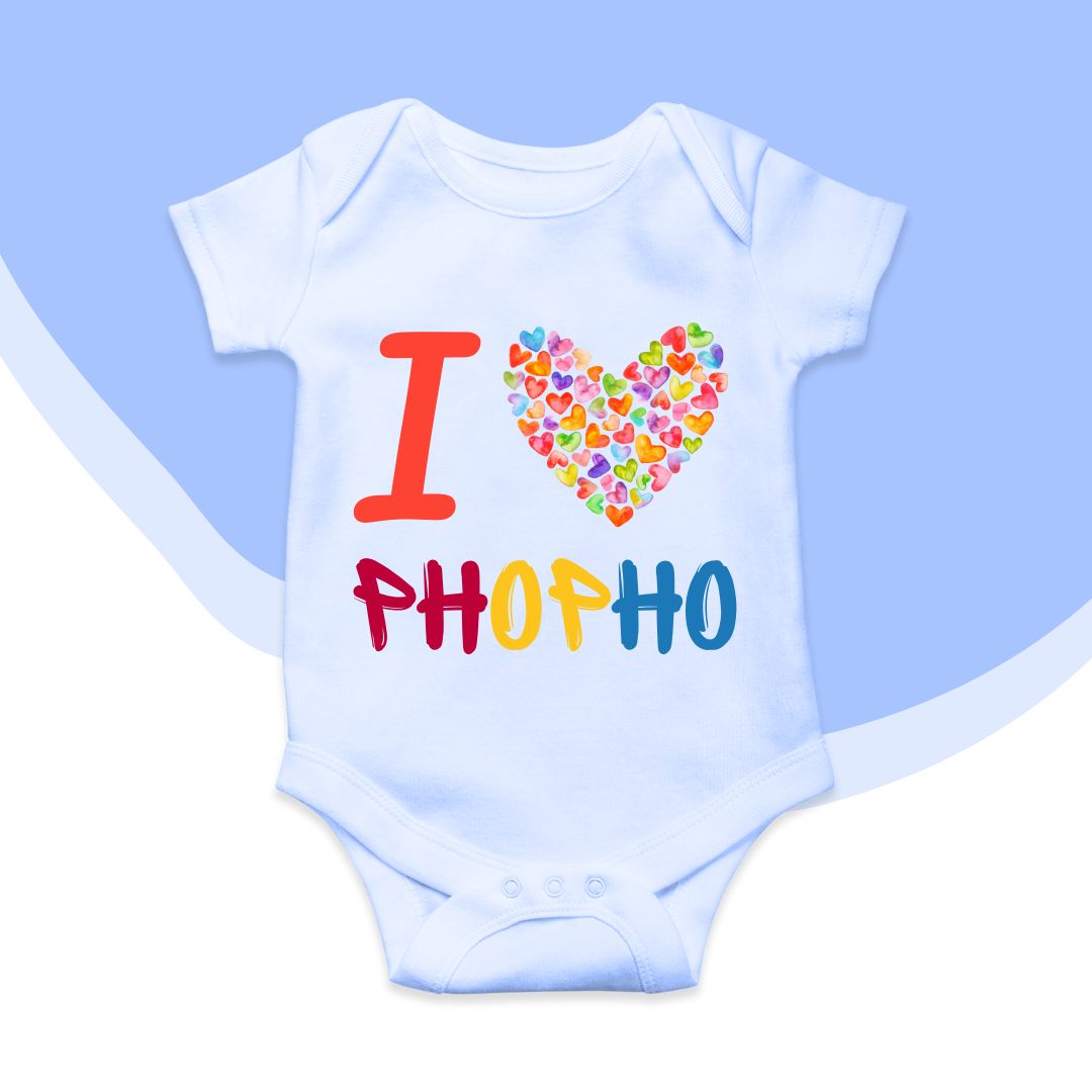 I love my Phopho cute Baby romper| 0-18 month size 4 Colors