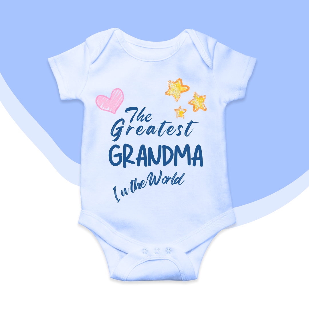 Greatest GRANDMA cute Baby romper| 0-18 month size 4 Colors