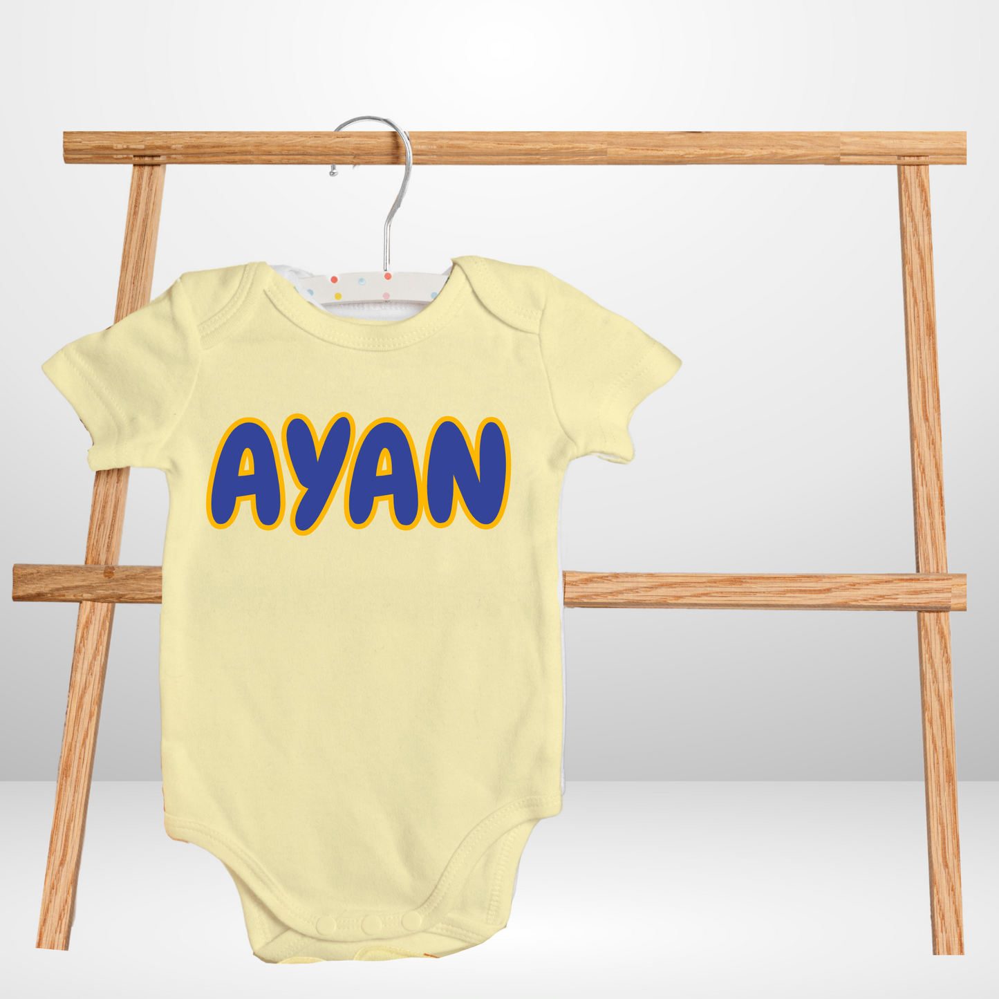 Custom Baby Name Romper| Size 0-12 Months