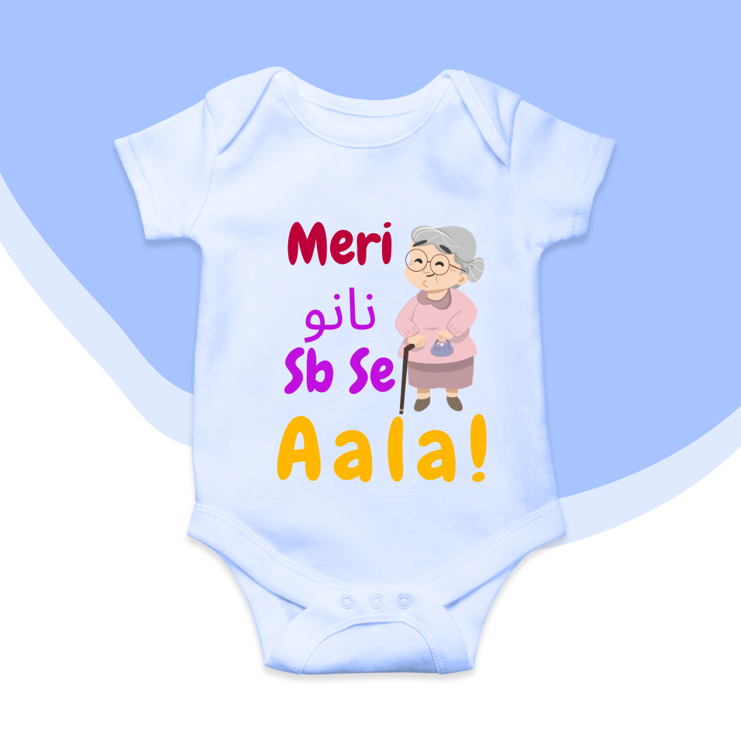 Mere Nano Sb se Aala cute Baby romper| 0-18 month size 4 Colors
