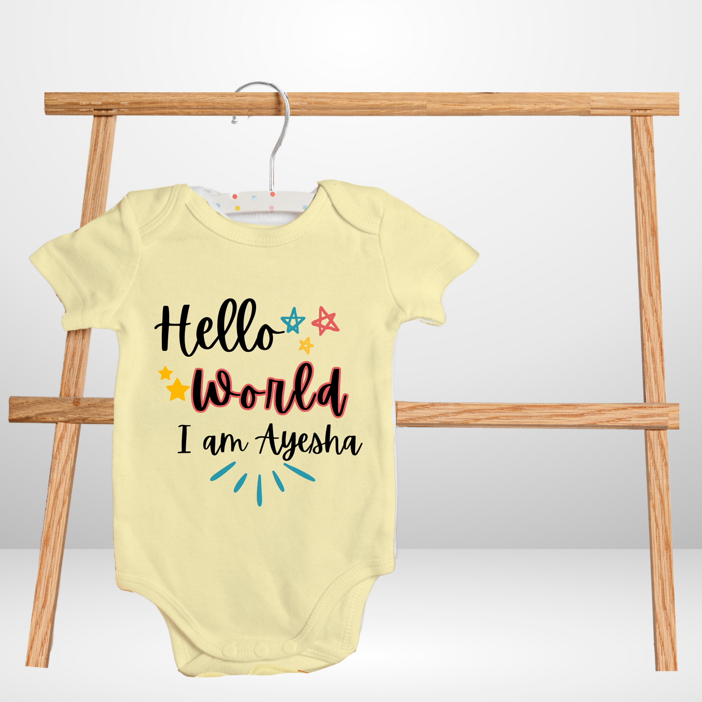 Customize Baby Welcome to the world Romper| Size 0-18 Months