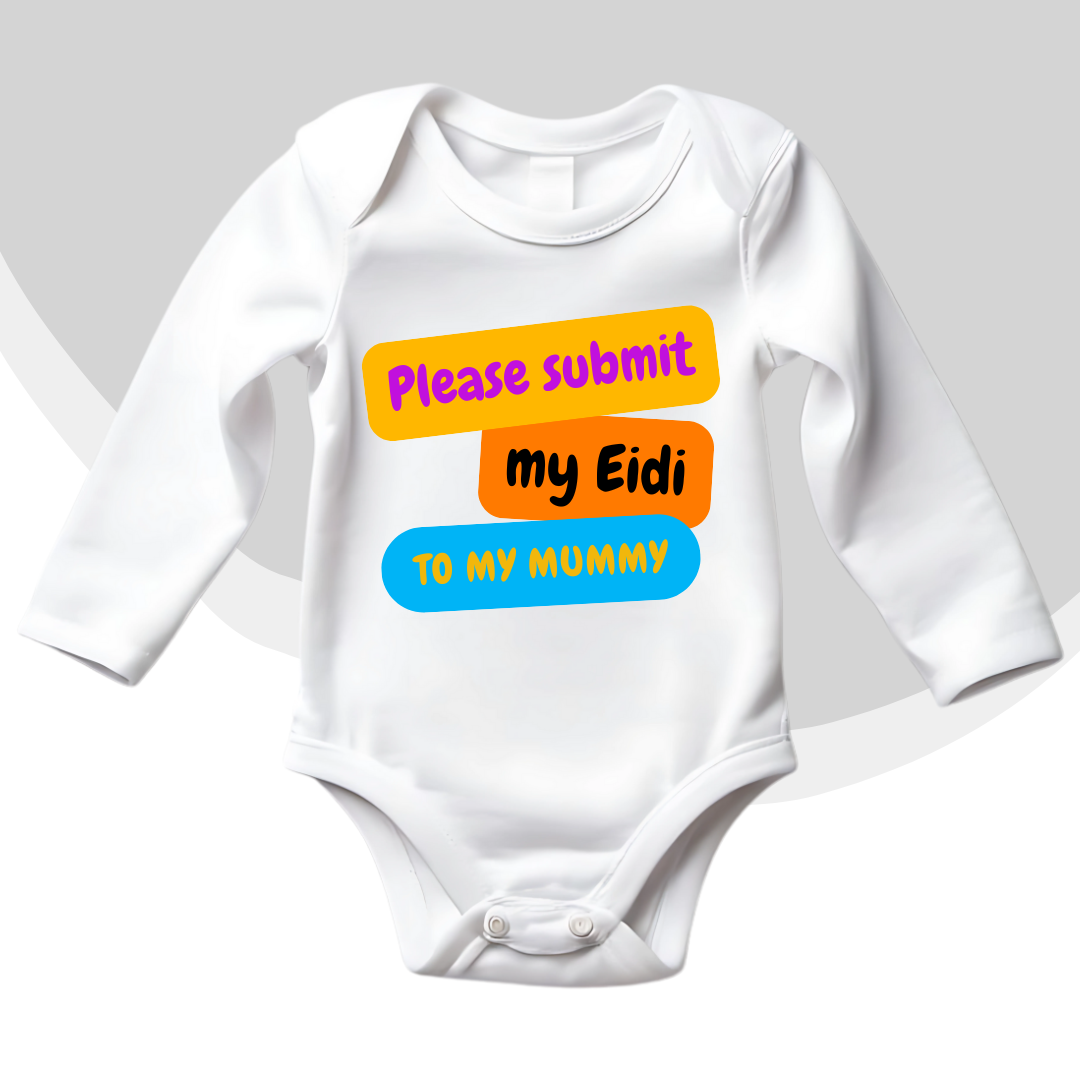 Submit My Eidi Rompers | Eid Romper