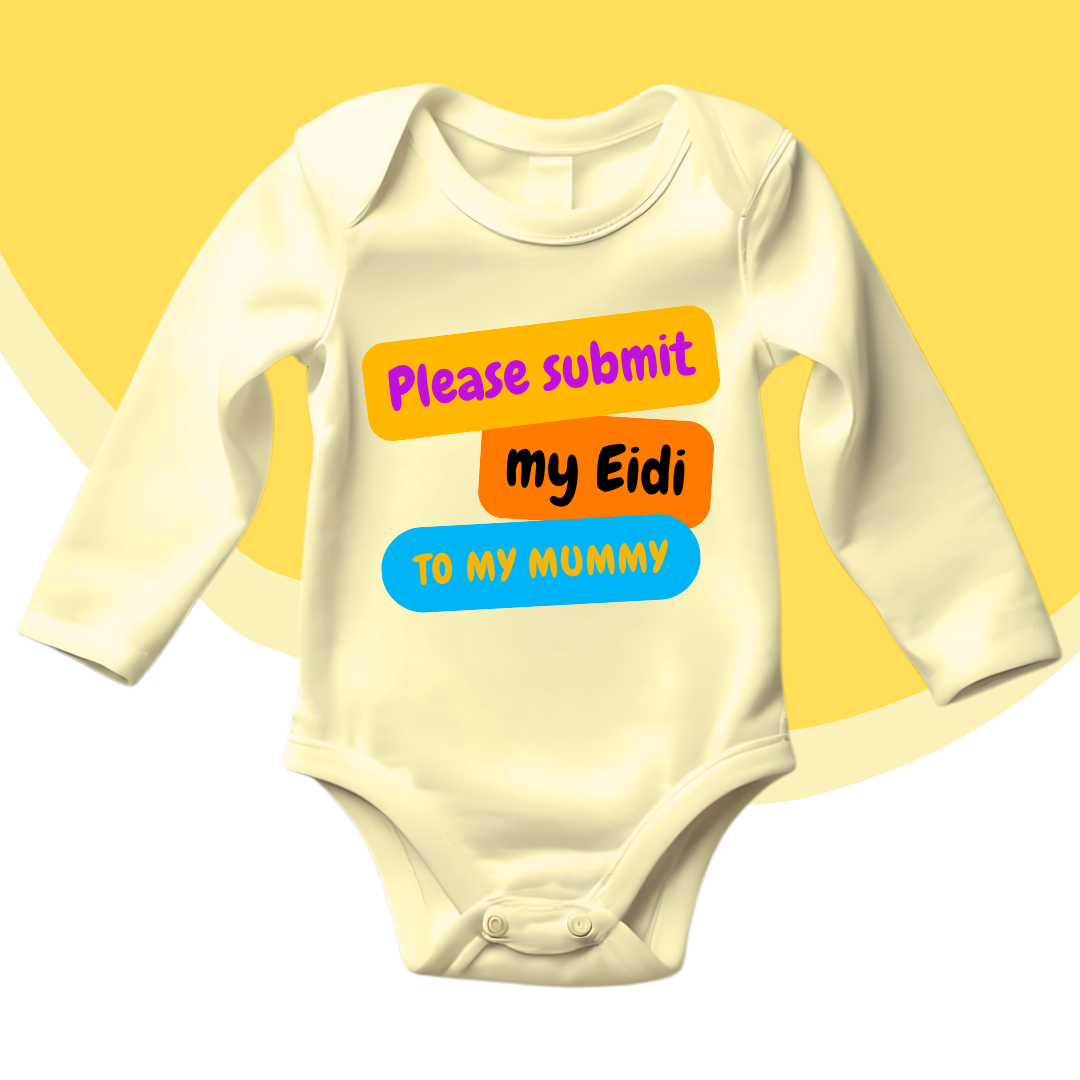 Submit My Eidi Rompers | Eid Romper
