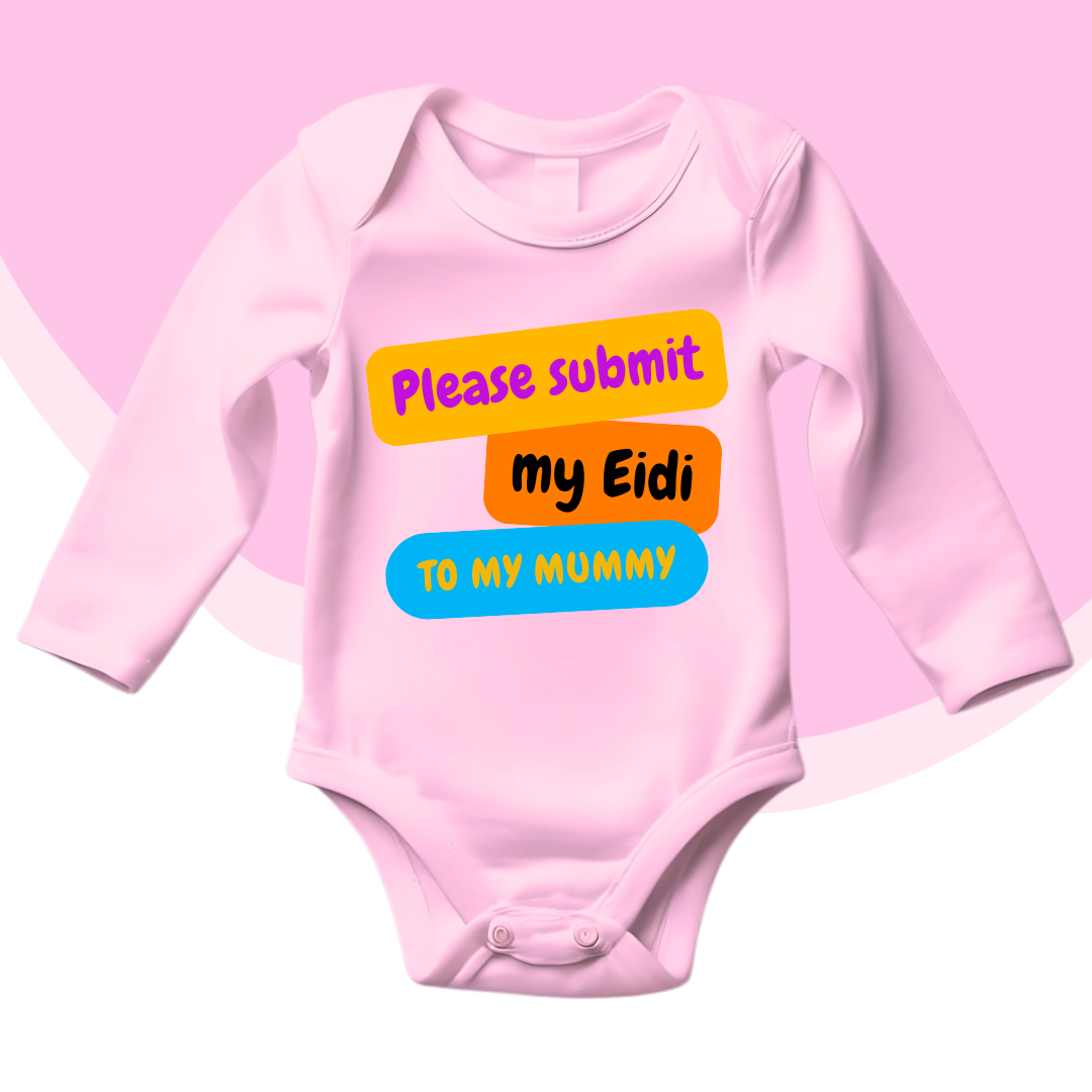 Submit My Eidi Rompers | Eid Romper