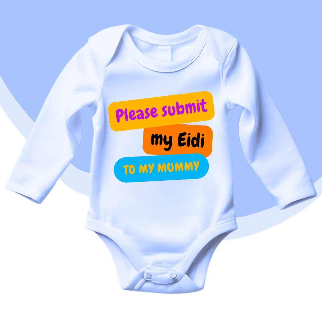 Submit My Eidi Rompers | Eid Romper