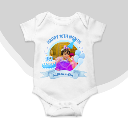 Customize Birthday Baby Picture Rompers | For Your Loved Ones
