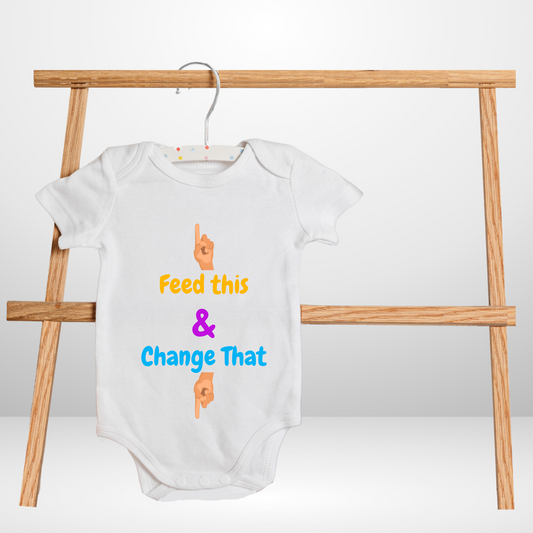 Feed this ,Change that Cute Baby Romper | Adorable Rompers for Your Little Star