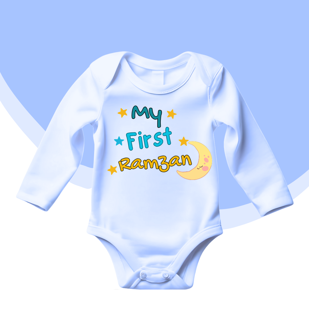My first Ramzan Baby Romper|Size 0-18 Months