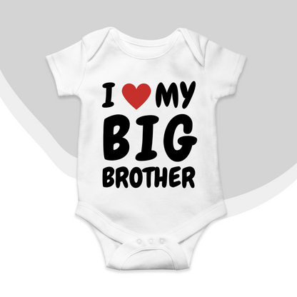 I love my Big Brother baby romper| Adorable Rompers for Your Little Star