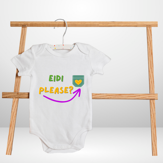 My Eidi Please Pocket 2 Romper | Eid Romper