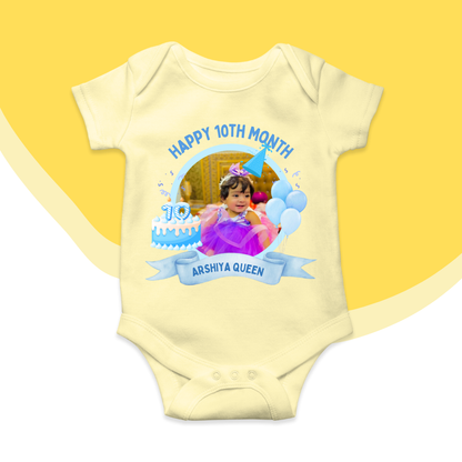 Customize Birthday Baby Picture Rompers | For Your Loved Ones