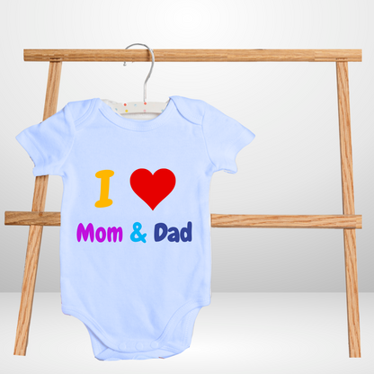 I love Mom n Dad Romper| Adorable Rompers for Your Little Star