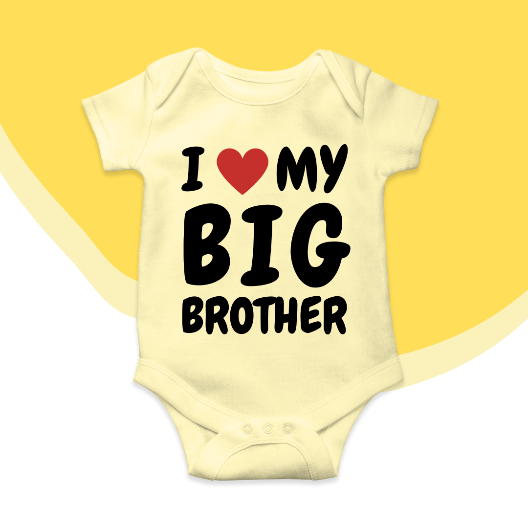 I love my Big Brother baby romper| Adorable Rompers for Your Little Star