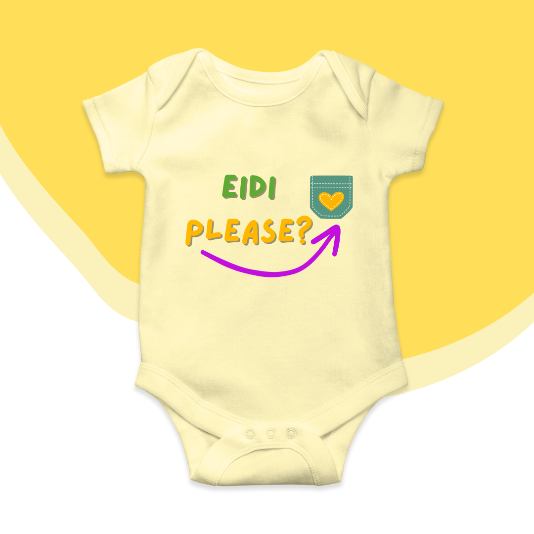 My Eidi Please Pocket Romper | Eid Romper