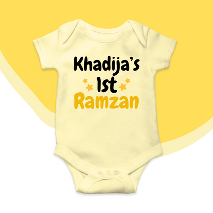 Customized Name's 1st Ramadam Stars Romper