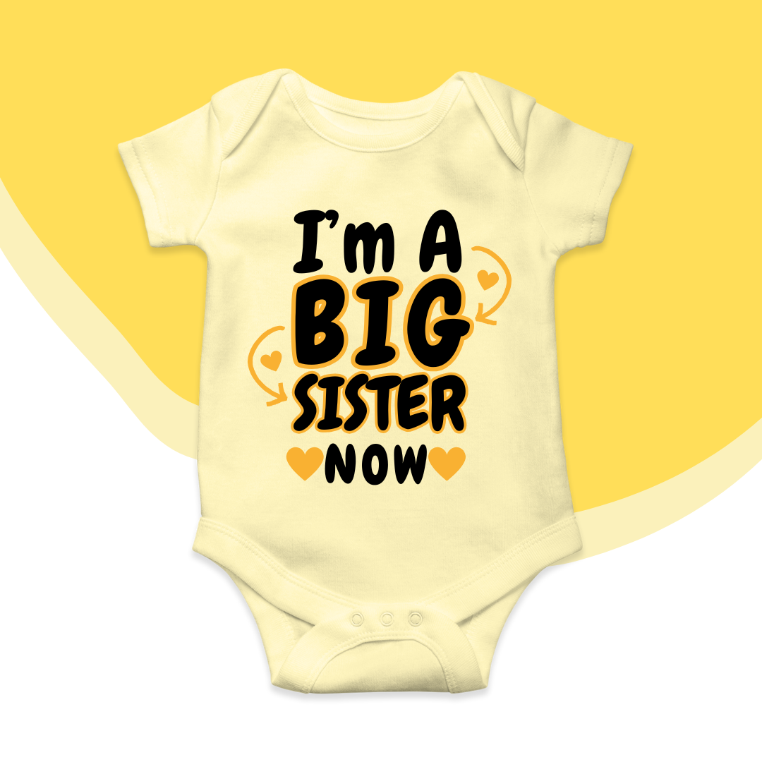I'm a Big Sister baby romper| Adorable Rompers for Your Little Star