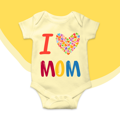 I love my Mom cute Baby romper| 0-18 month size 4 Colors