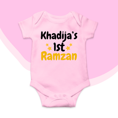 Customized Name's 1st Ramadam Stars Romper