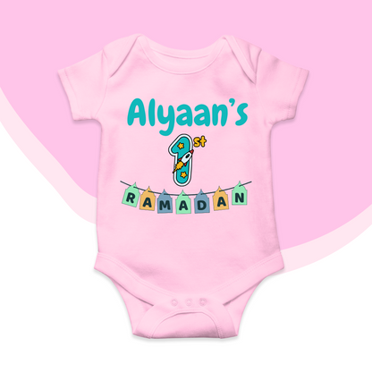 Customized Name's 1st Ramadan Flags Romper
