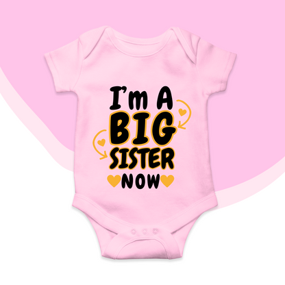 I'm a Big Sister baby romper| Adorable Rompers for Your Little Star
