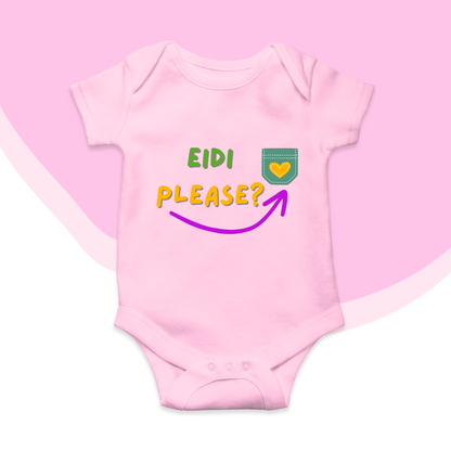 My Eidi Please Pocket Romper | Eid Romper