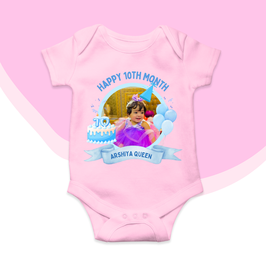 Customize Birthday Baby Picture Rompers | For Your Loved Ones