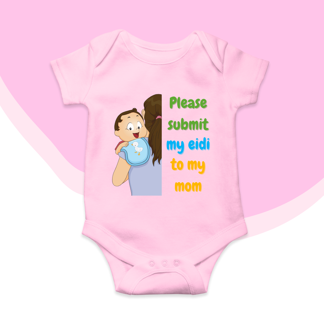 Comic Submit My Eidi Romper | Eid Romper
