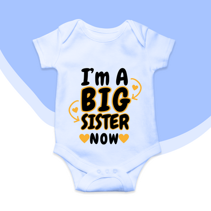 I'm a Big Sister baby romper| Adorable Rompers for Your Little Star