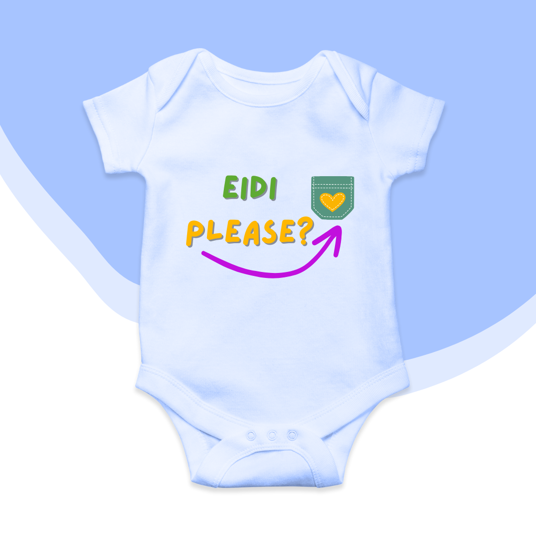 My Eidi Please Pocket Romper | Eid Romper