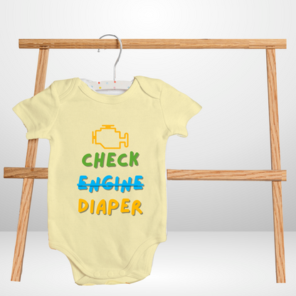 Check My Diaper Baby Romper | Adorable Rompers for Your Little Star