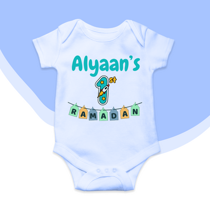 Customized Name's 1st Ramadan Flags Romper