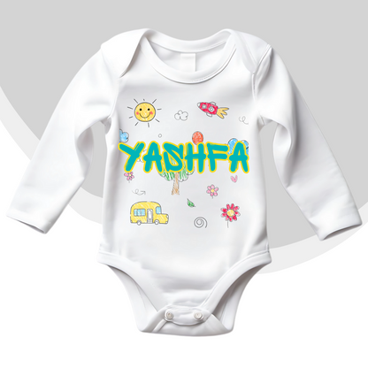 Custom Name Baby Romper 2025| New Born-18 Months