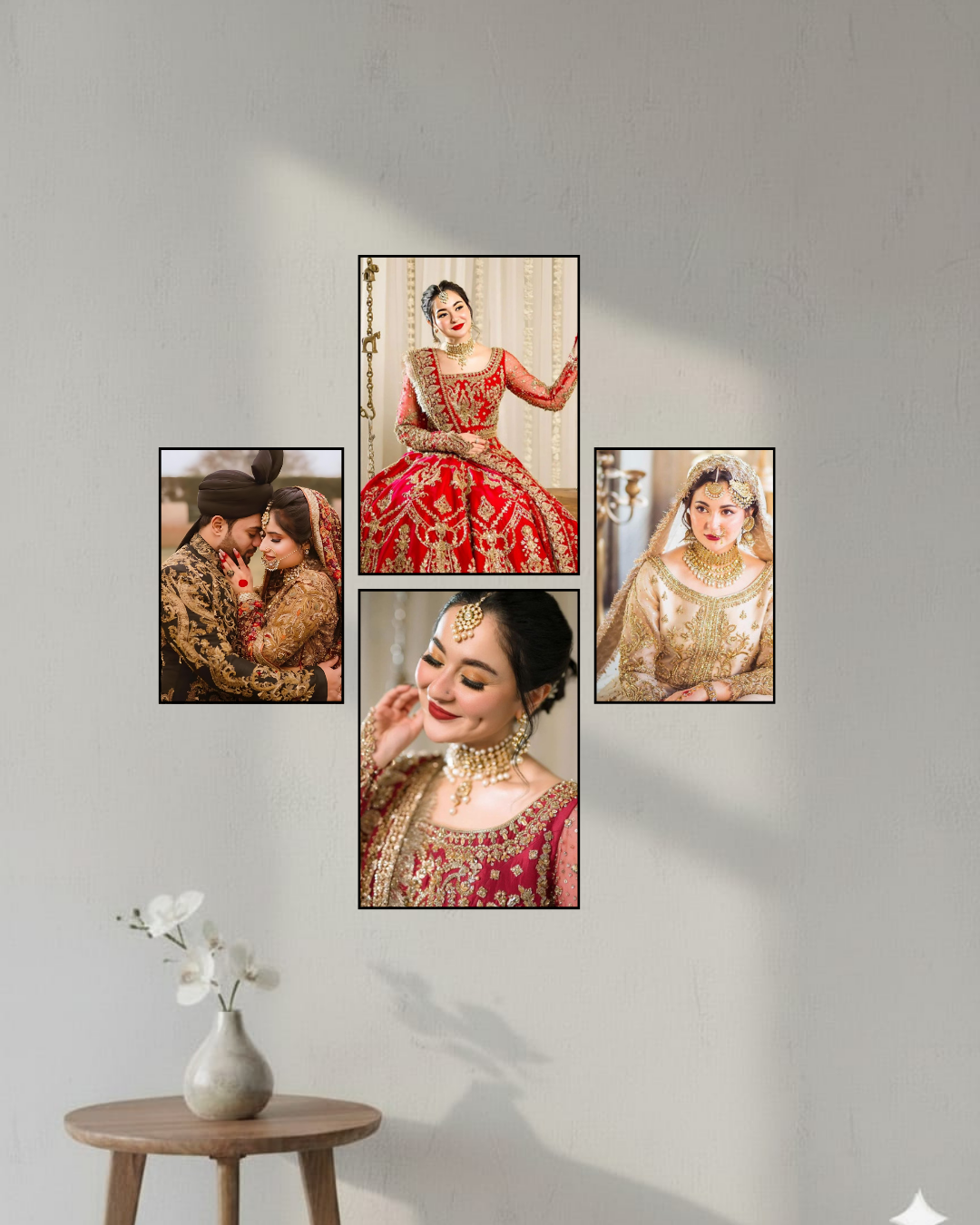 Customize Phototiles Pack of 4 Medium Phototiles for your room