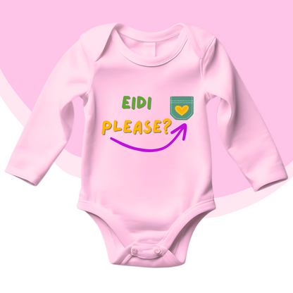 My Eidi Please Pocket Romper | Eid Romper