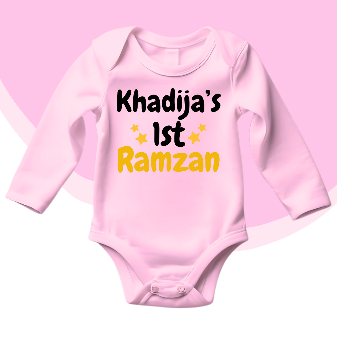 Customized Name's 1st Ramadam Stars Romper