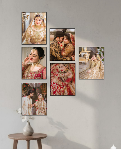 Pack of 6 Medium Customize Phototiles for your room