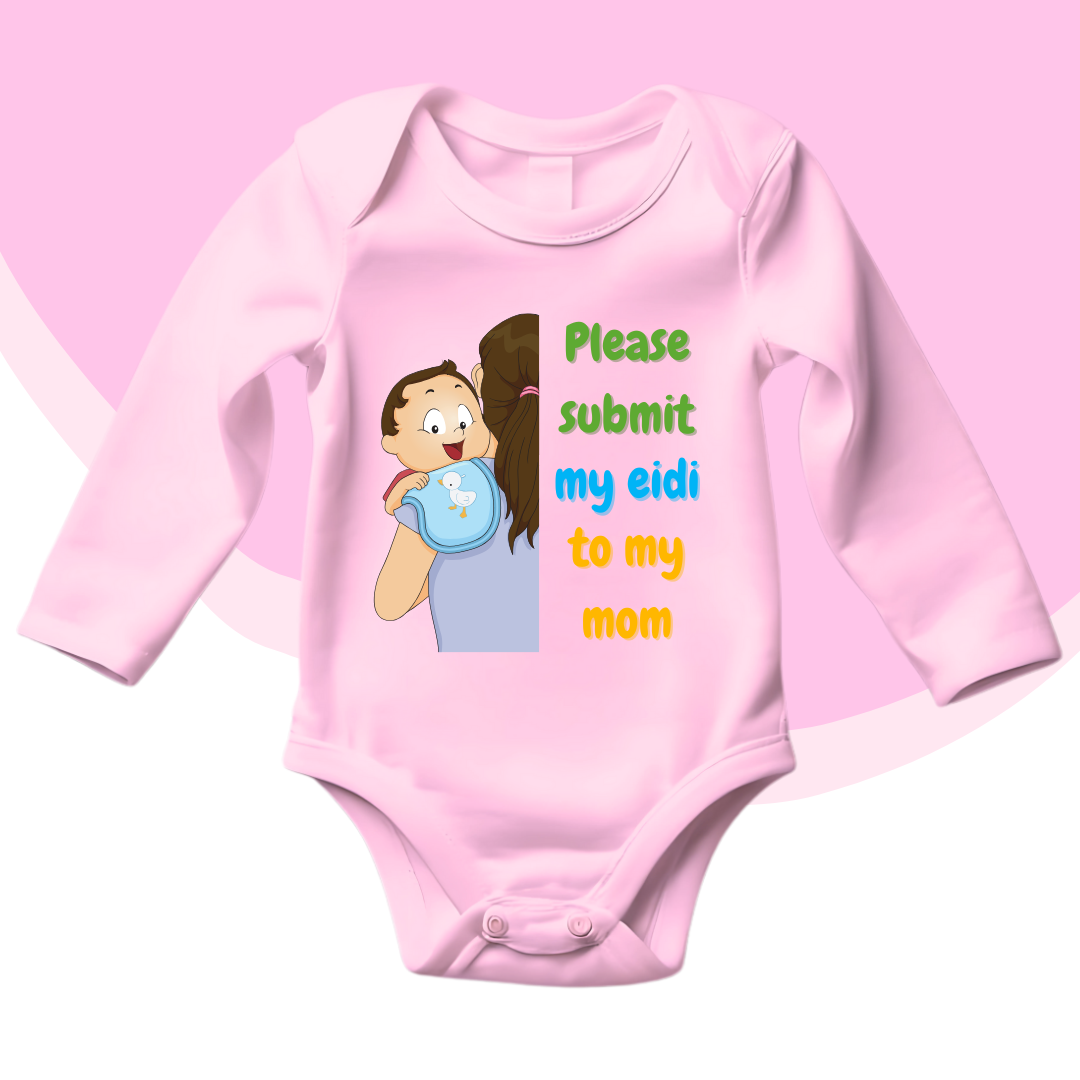 Comic Submit My Eidi Romper | Eid Romper