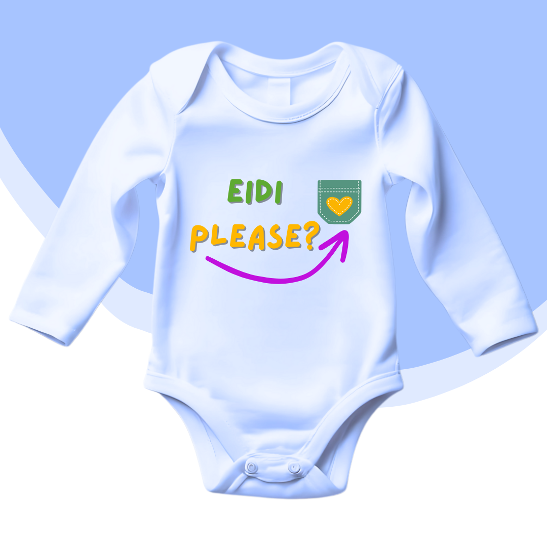 My Eidi Please Pocket Romper | Eid Romper